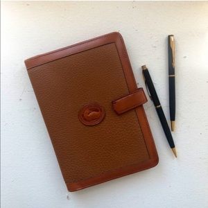 Vintage Dooney & Bourke Brown Agenda Portfolio
